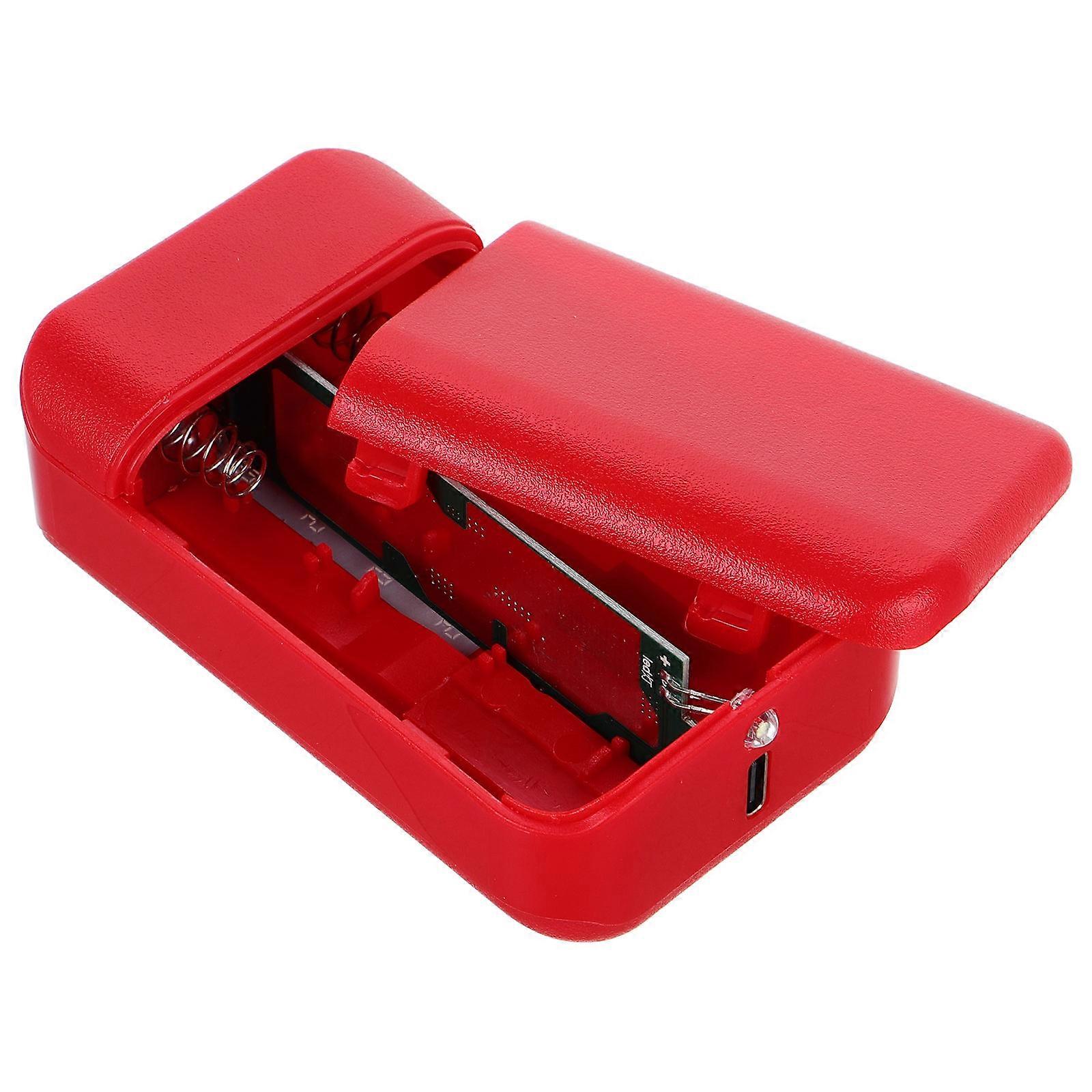 Red Hidden Storage Diversion Safe Power Bank for Storage Secure Holder