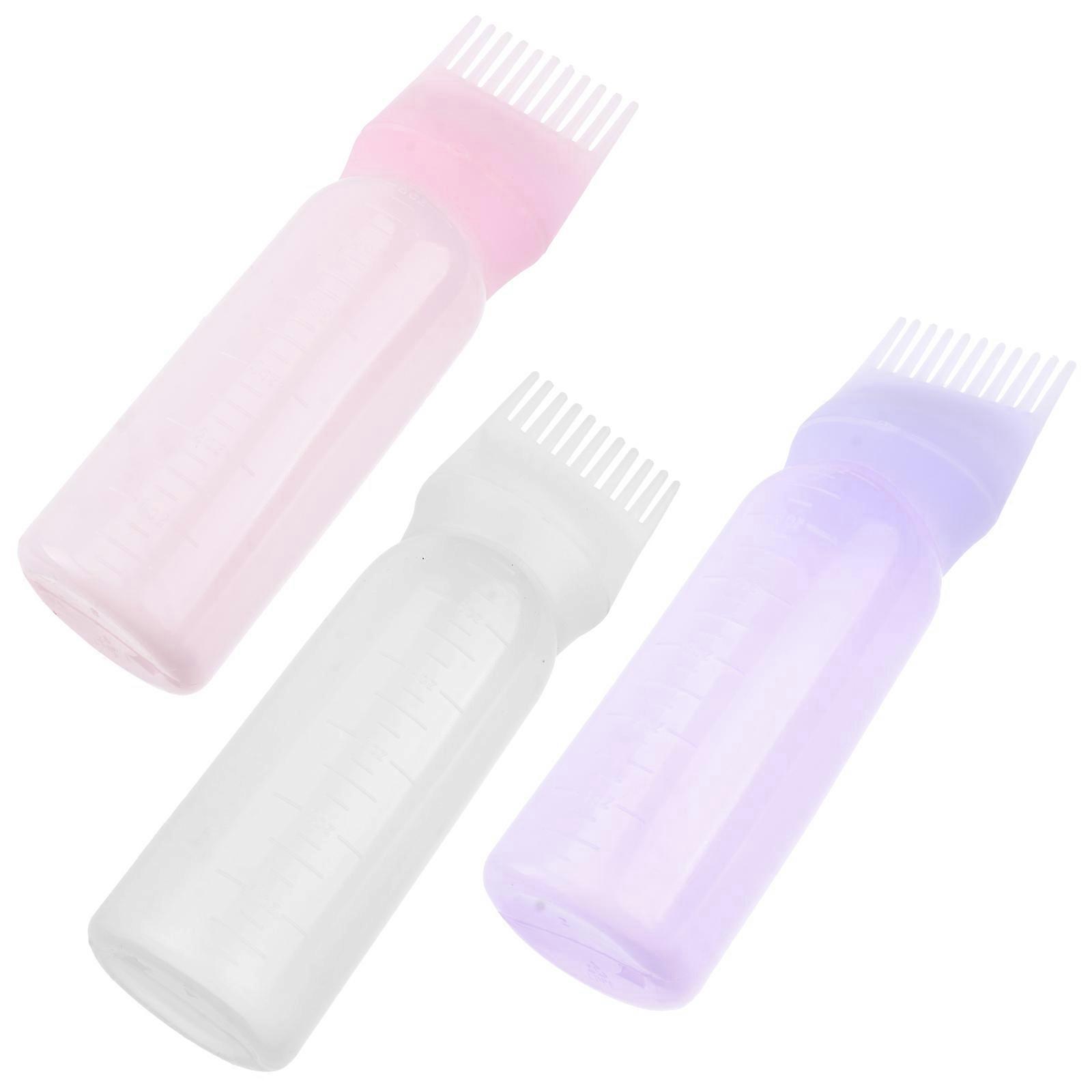 Hair Dyeing Applicator Bottle for Hair Coloring with 6Pcs Assorted
