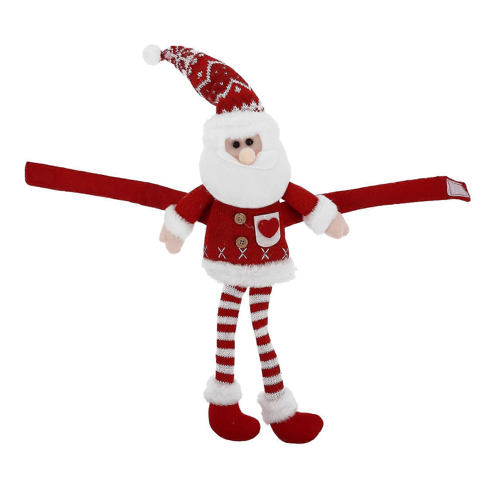 Christmas Curtain Tiebacks for Decoration 5Pcs Santa Claus Buckle Clamp Set Multi