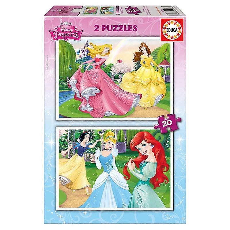 Disney Princess Puzzle 2-pack, 20 pieces each