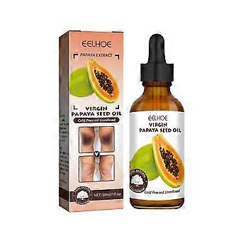 Papaya seed skin care oil lightens dark spots, bend joints and elbows, brightens skin tone, brightens skin and moisturizes skin care oil 30ml