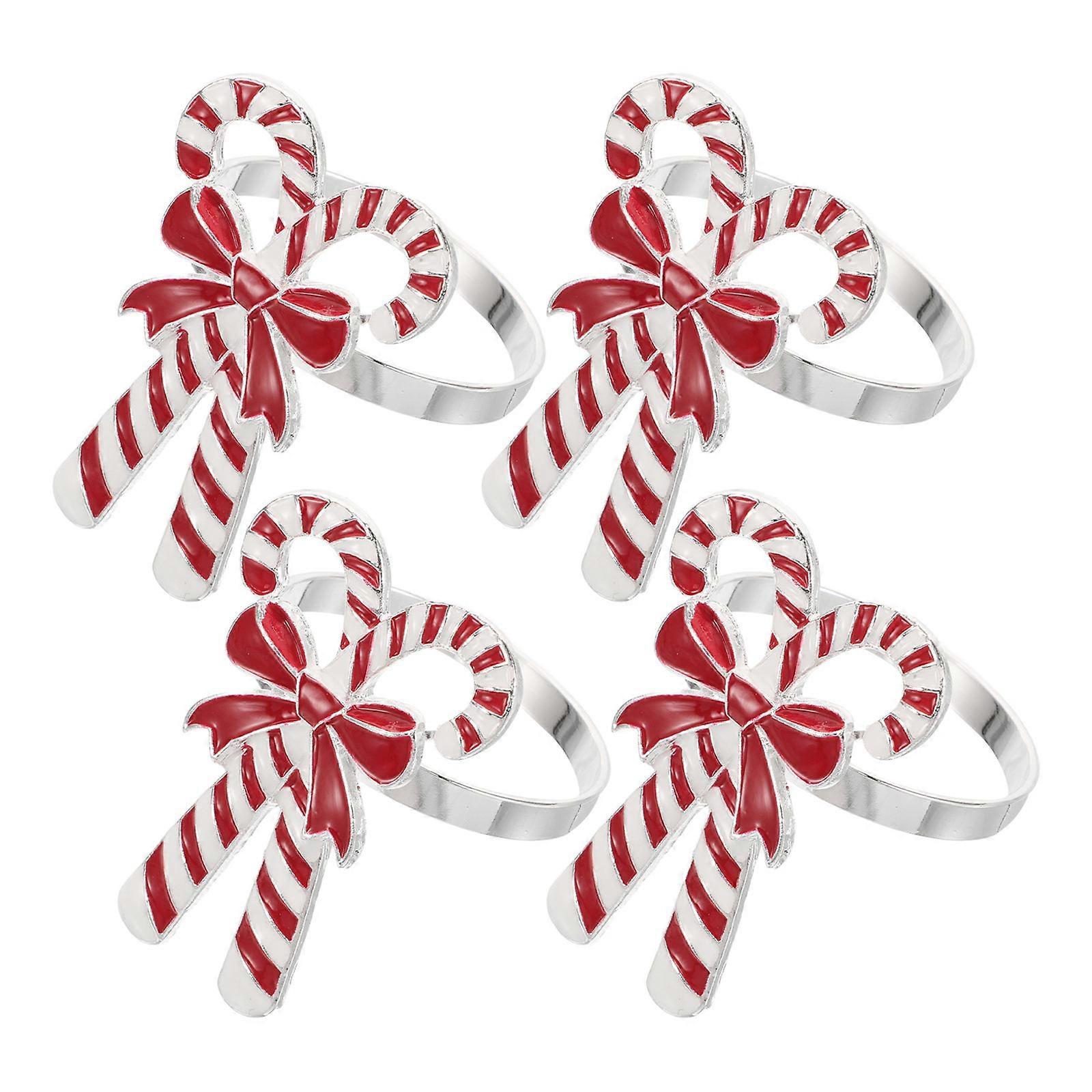 Towel Holder 12 Pcs Vintage Napkin Rings Bow Style Christmas Party Supplies Unique Design Eyecatching