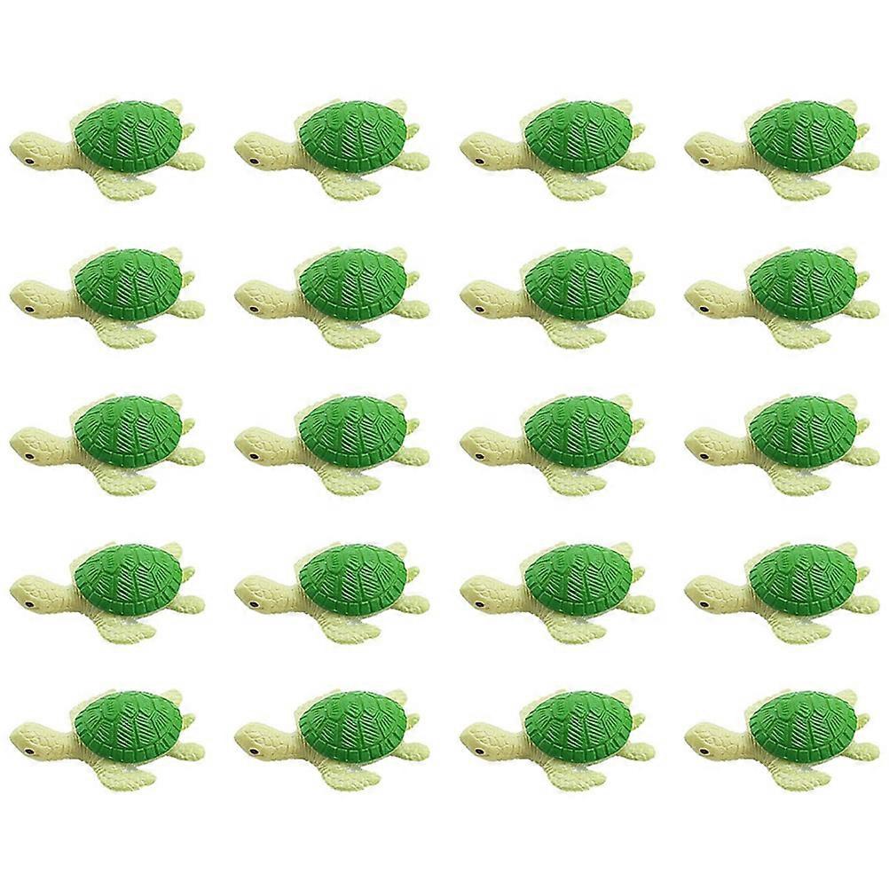 Micro Landscape Turtle Figurines for Aquarium Decoration 80Pcs