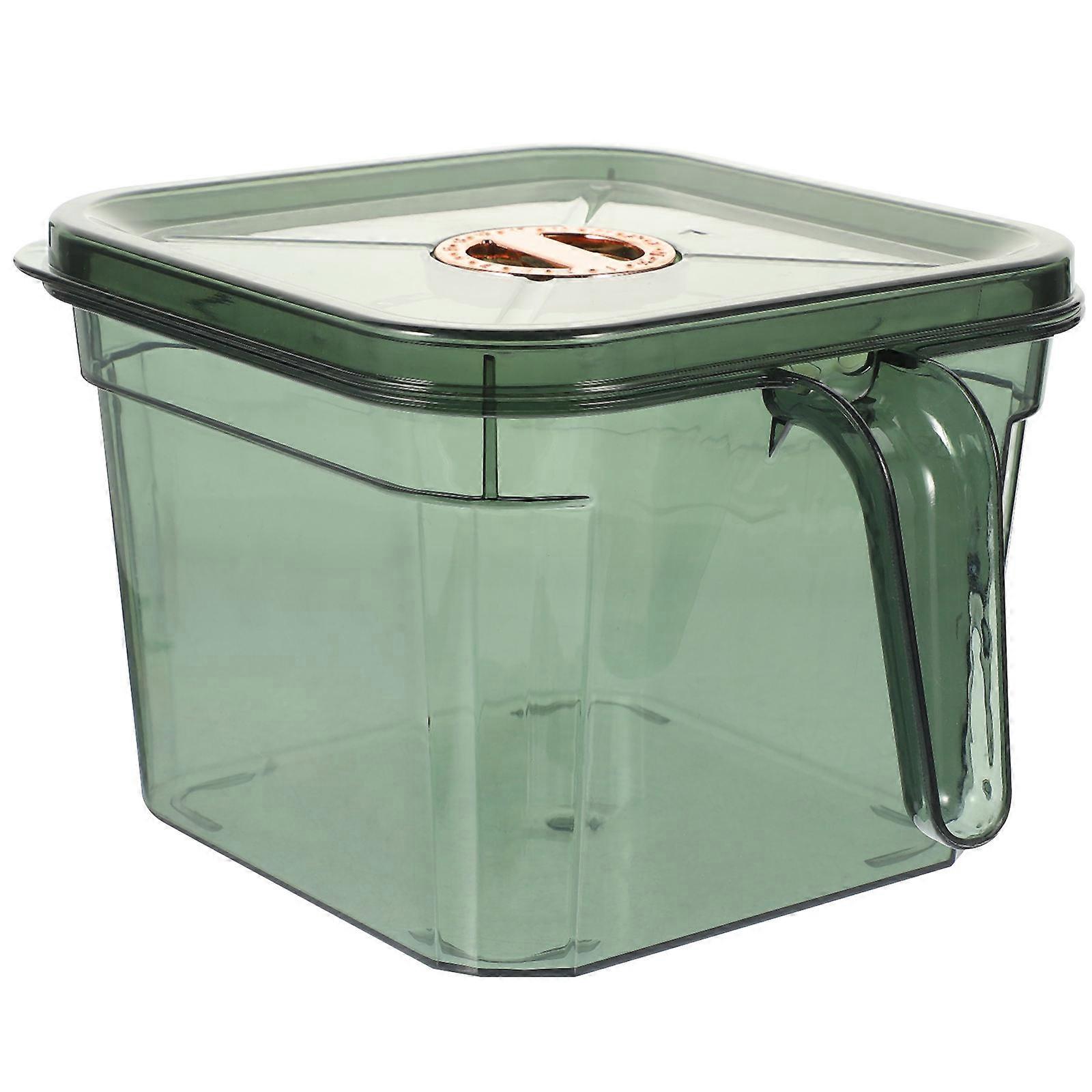 Vegetable Storage Box 3Pcs Odor-Proof Refrigerator Container For Families In Simple Elegant Style With Reliable Fresh-Keeping Function