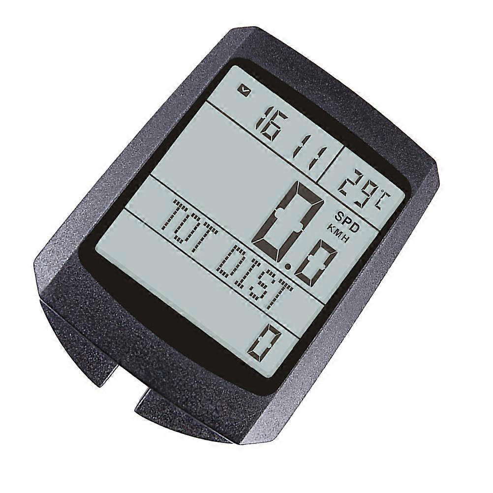 Rectangular Bike Tachometer Speedometer With Backlight For Daily Use Outdoor Cycling 6.50X5.00X1.80CM Complete Measuring Functions 1Pack