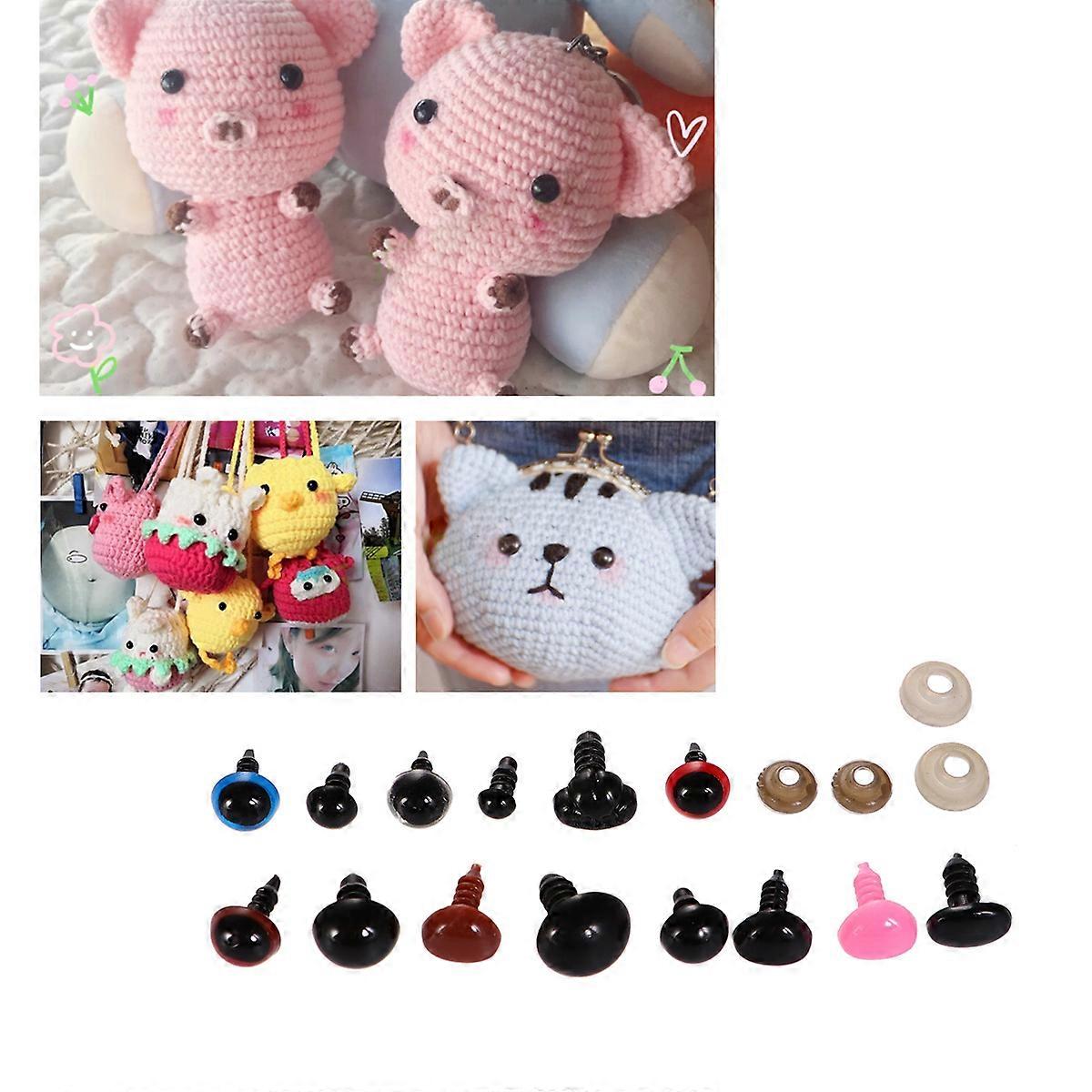 Plastic Plush Doll Nose Set for Doll Includes 560Pcs Handmade DIY Accessories