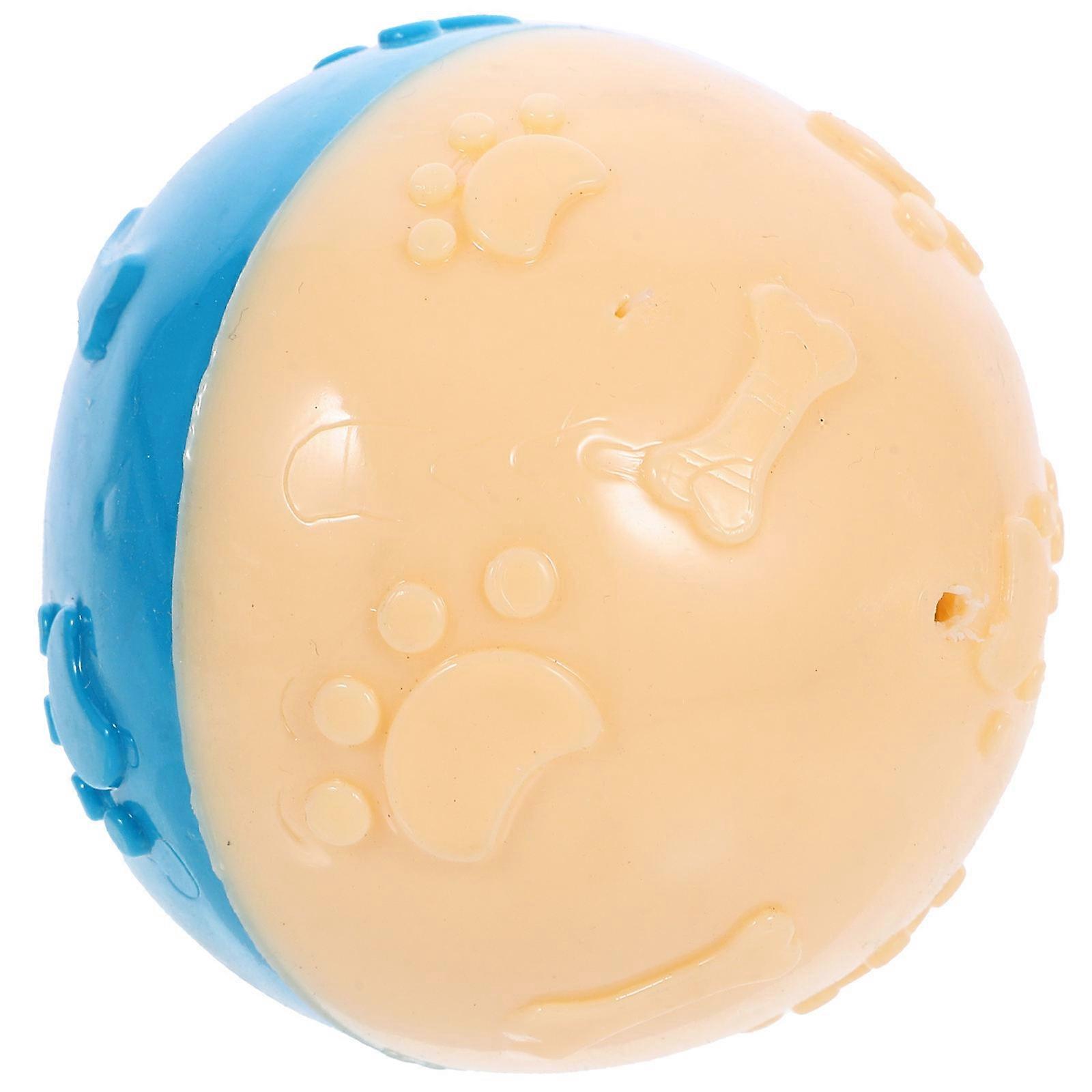 Dog Molar Ball Rubber Dog Chew Ball for Interactive Play 2Pcs