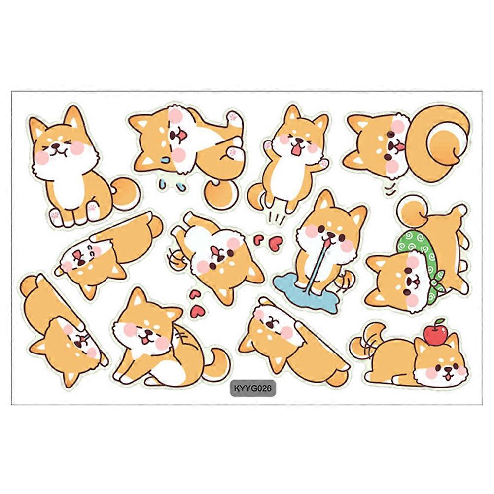 Glow In The Dark Stickers For Bedroom Decorative Use Assorted Color Rectangular Adhesive 4Set