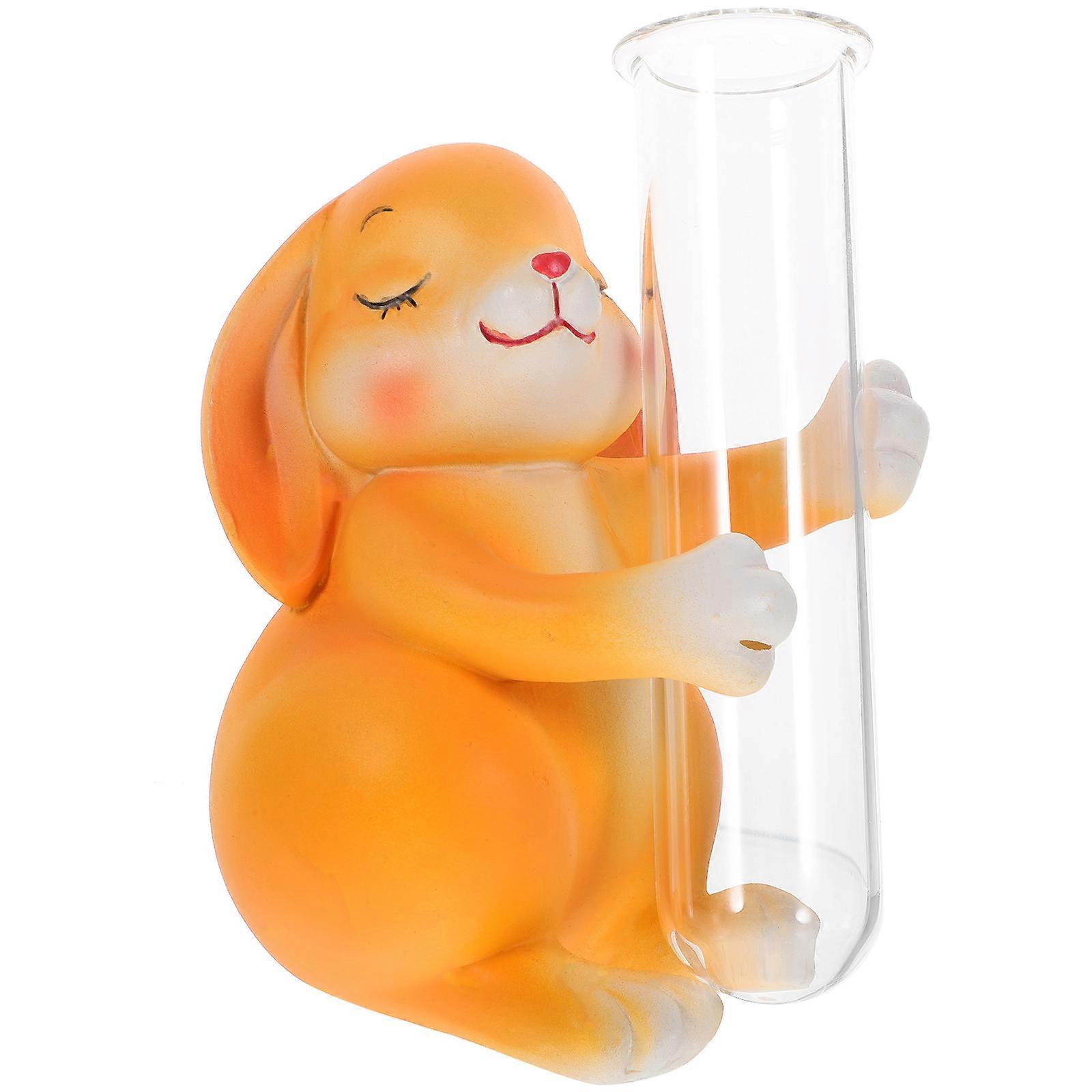 Decorative Glass Vase Multipurpose Animal Design for Decoration 5Pcs Set