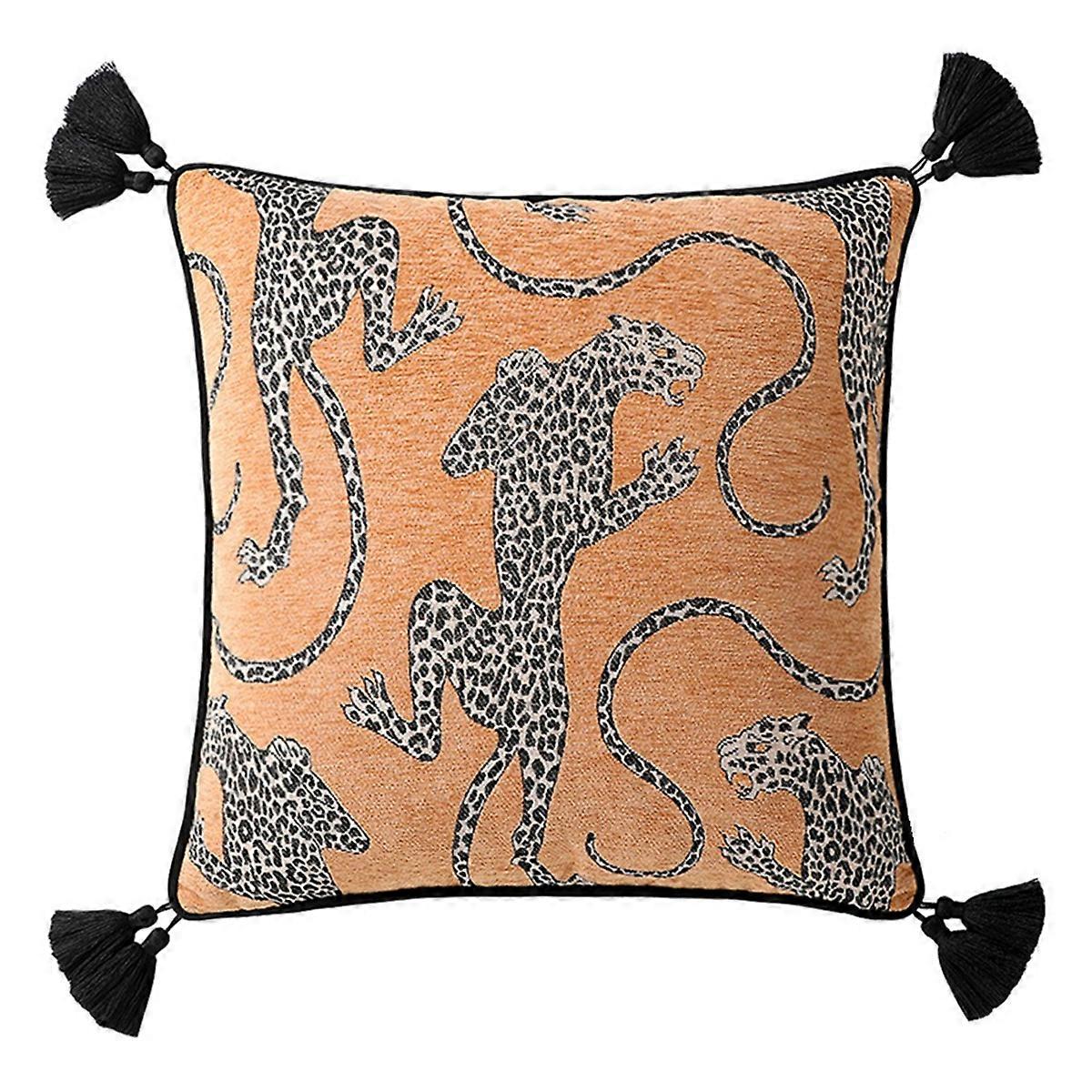 Ancient Pattern Pillow Cover Mystical Animal Pillowcase