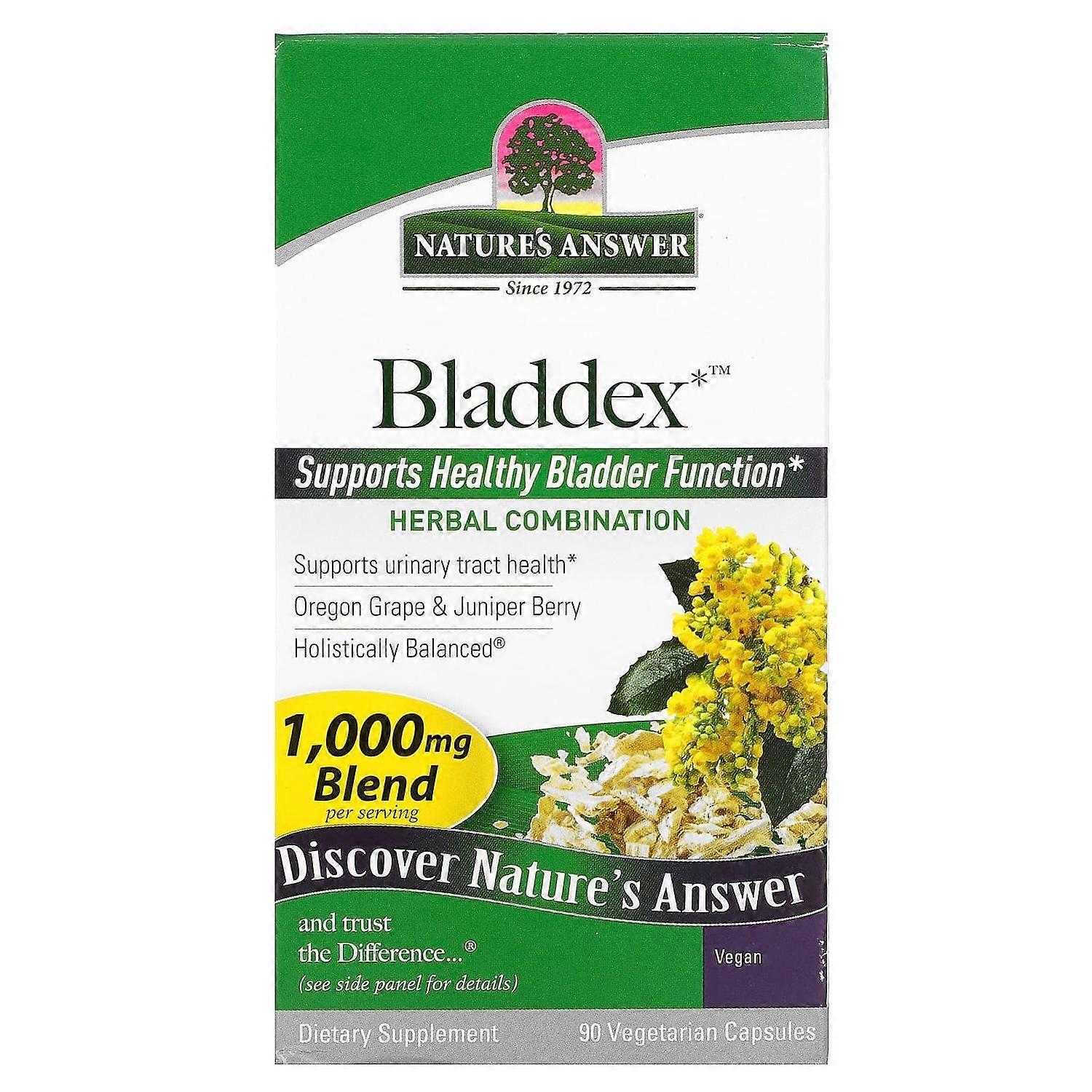 Nature's Answer, Bladdex, 500 mg, 90 Vegetarian Capsules