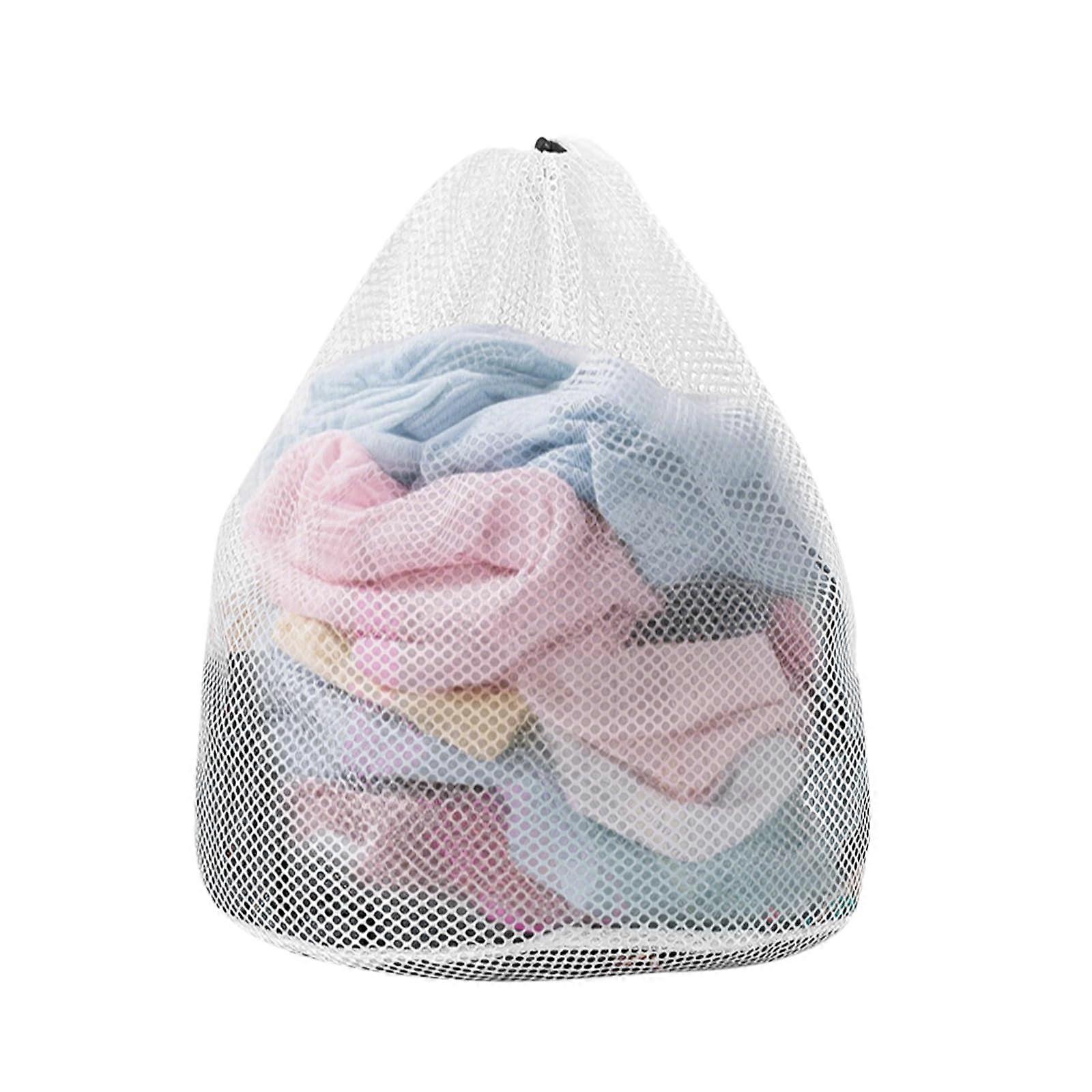 Mesh Laundry Bags With Drawstring  Reusable Net Washing Bags For Delicates, Socks And Underwear  Machine Safe