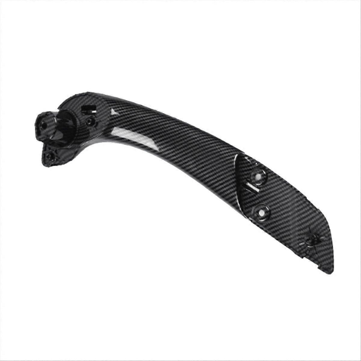 Car Front Right Inner Door Handle for ,Carbon Fiber Pattern
