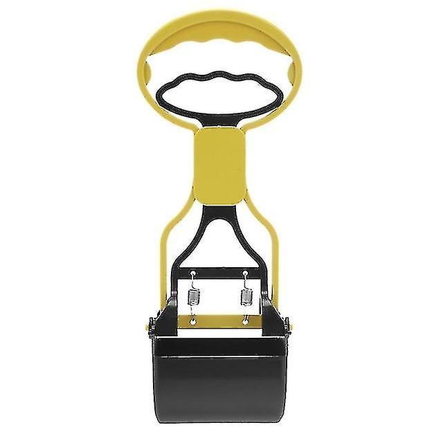 Bird Cage Bird Baths Long Handle Jaw Poop Scoop Clean Pick Up Animal Waste Dog Puppy Cat Waste Picker Yellow