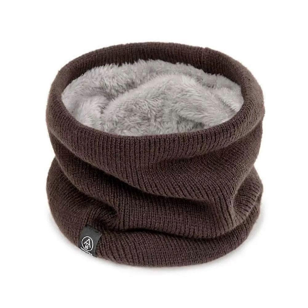 Écharpe cache-cou en tricot doux et tendance, couvre-visage en tricot solide, écharpe d'hiver