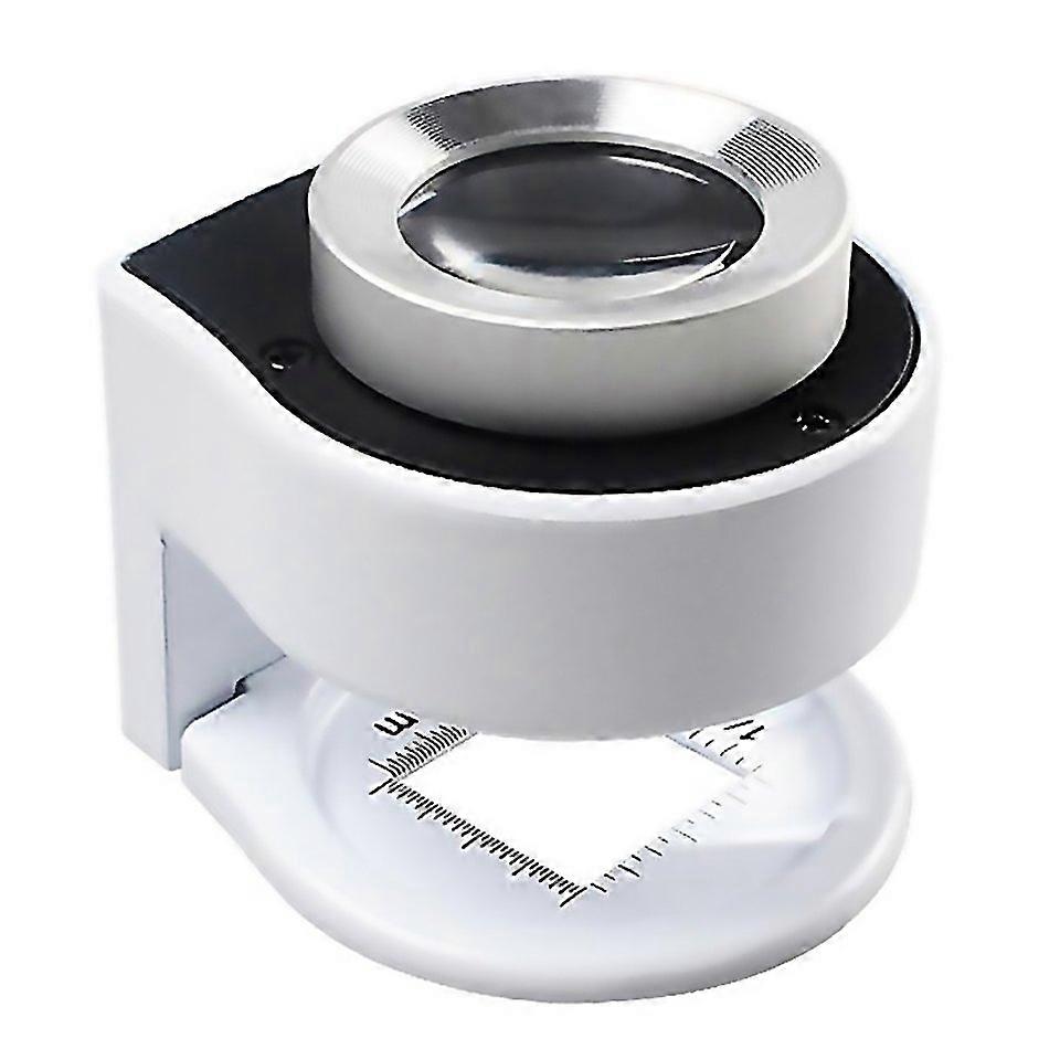 For Rechargeable Loupe Magnifier With Led Light And Uv Light Portable Magnifying Glass With Optical
