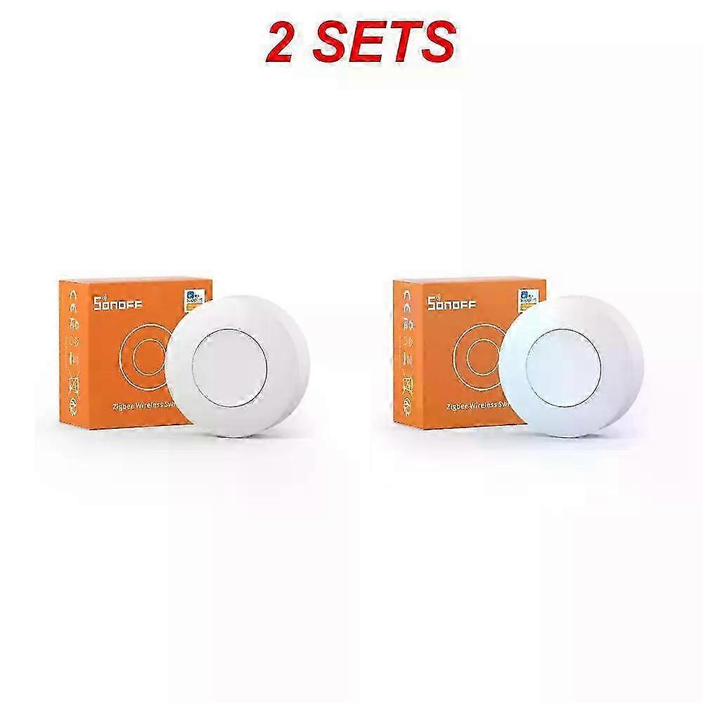 2025 SONOFF SNZB-01P Wireless Zigbee Button Smart Remote 2-way Control Switch SOS Emergency Call Button Works With Alexa EWelink Hub