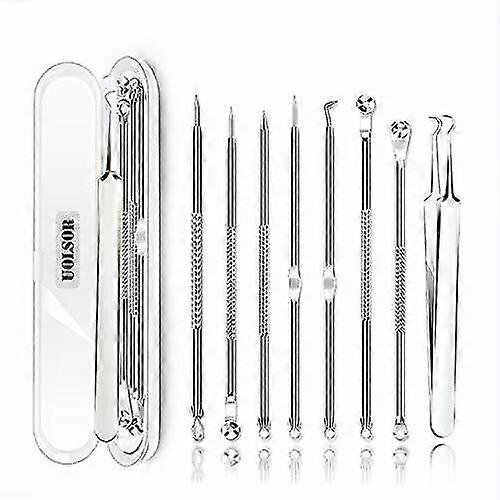 8pcs Blackhead Remover, Pimple Tool Kit