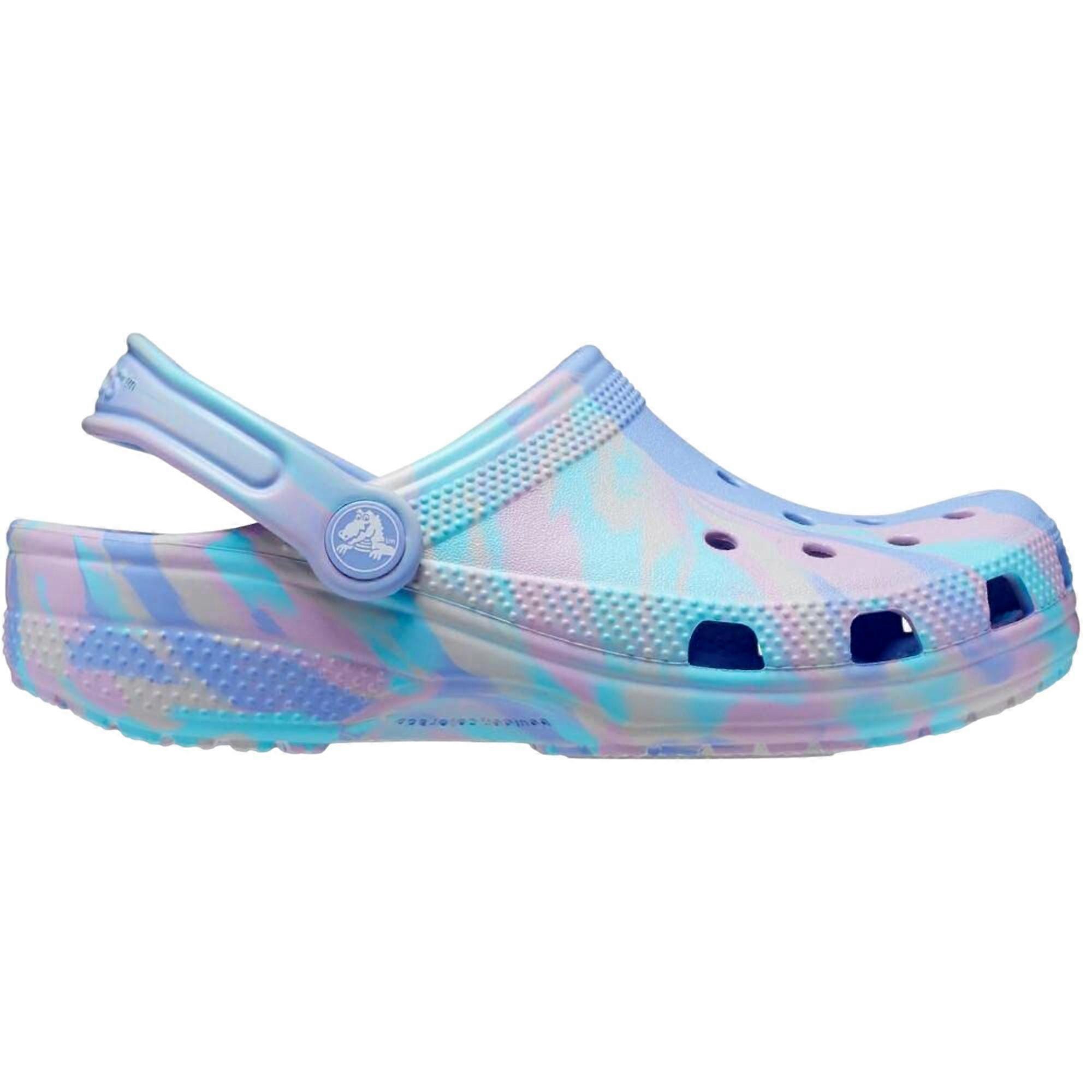 Crocs Classic Marble Clog Moon Jelly / Multi 206838-5Q7 Toddler