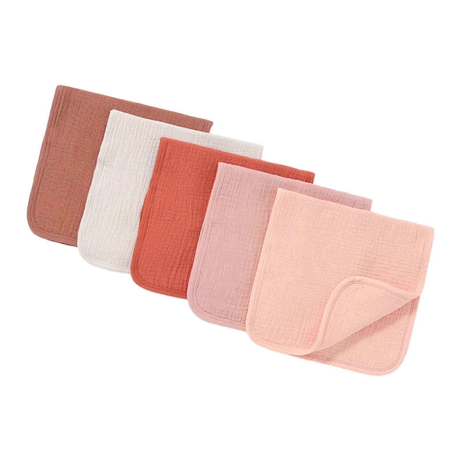 Pack Of 5 Extreme Soft 100%Cotton Burp Cloths For Infant Gentle On Delicate Skin Penetrable Salivate Citations For Feeding And Spit Up Security  Warm