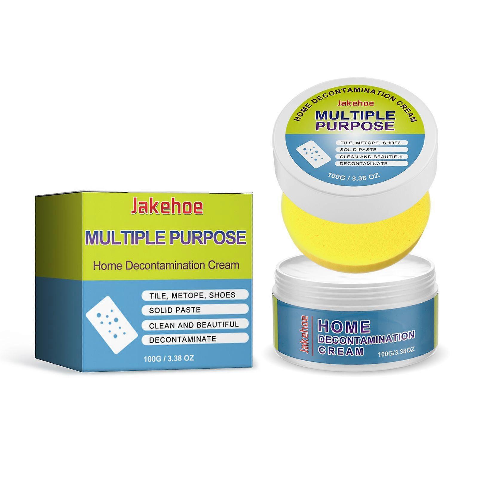 Multi-Functional Cleaning Cream Contains Glycerin, Baking Soda And Surface Activators