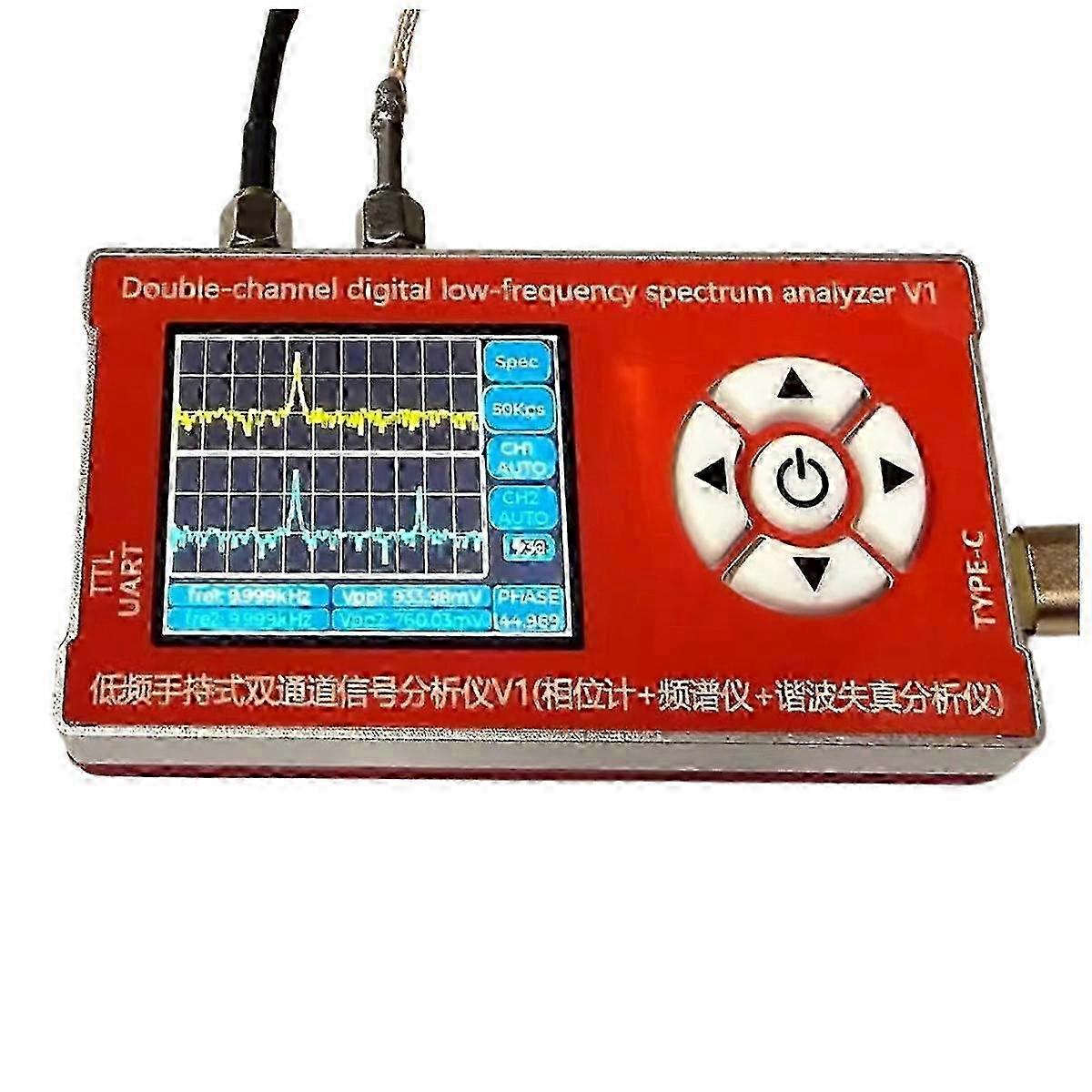 V1 Dual Channel Digital Low-Frequency Signal Analyzer