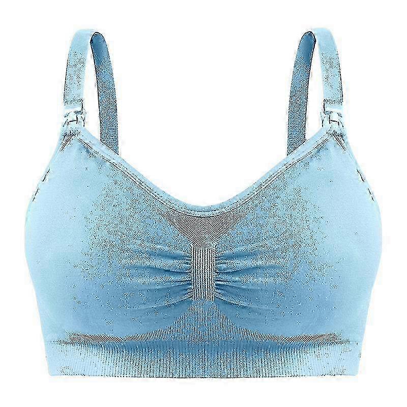 Plus Size Nursing Bra - Breathable, Seamless Maternity Underwear with Push-Up Feature for Women