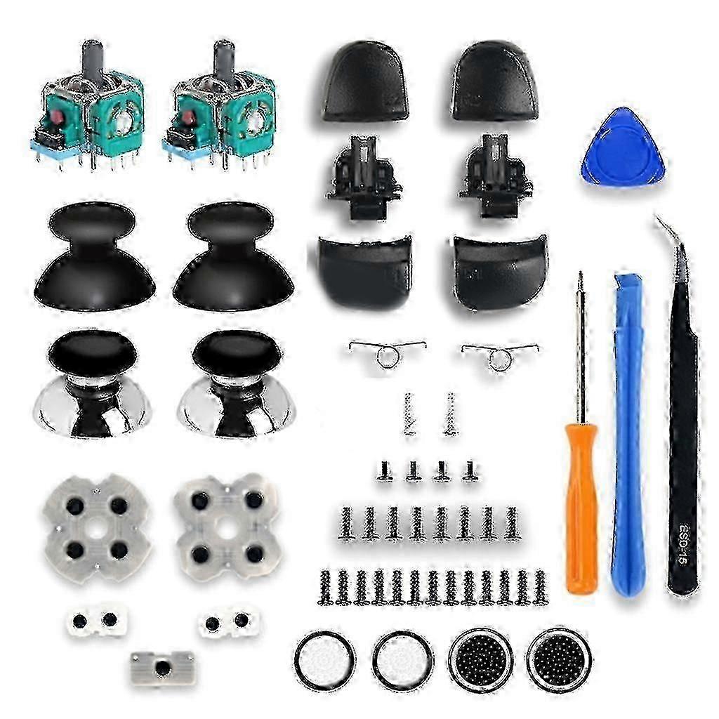 PS5 Controller 3D Analog Joystick Repair Kit with Screwdriver & Replacement Parts