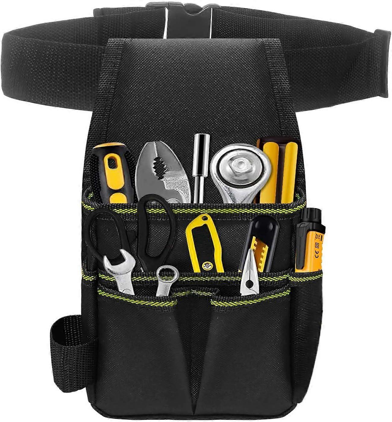 Tool Belt, Multi-Pocket Practical with Adjustable Belt, Ideal for Tradespeople, Electricians & Gardeners | Durable Tool Bag for Quick Access to Tools 
