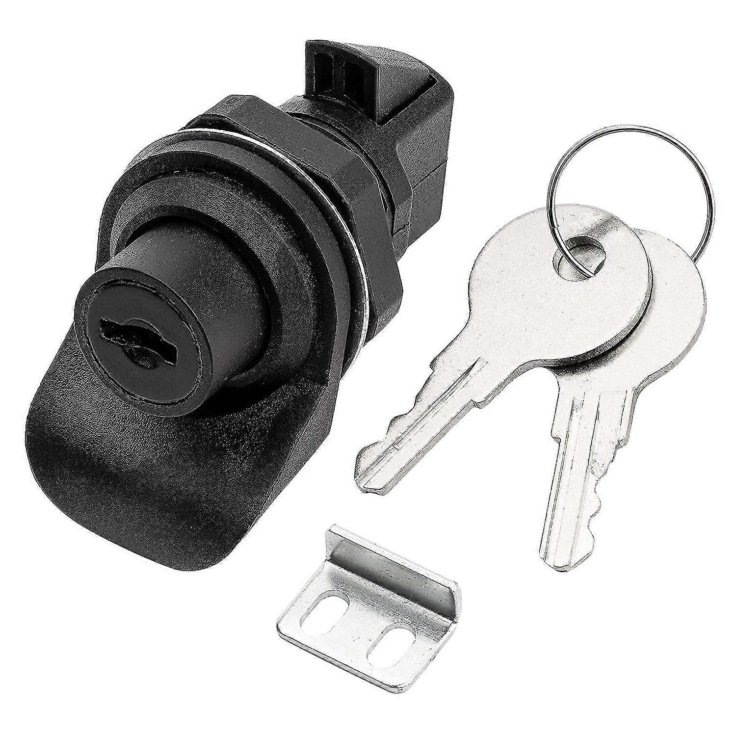 1 Set Locking Push Button Latch For Marine Boat Radio Box, Tool Box, Electronic Box, Motorcycle Glo-y