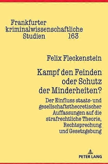 Kampf Den Feinden Oder Schutz Der Minderheiten by Felix Fleckenstein Hardback Book