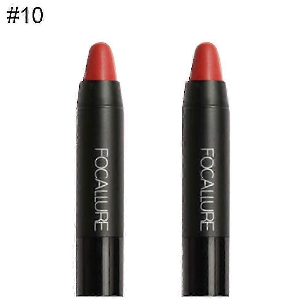 Focallure 2kpl Kestävä Non Sticky Vedenpitävä Matte Lip Gloss Huulipunameikki