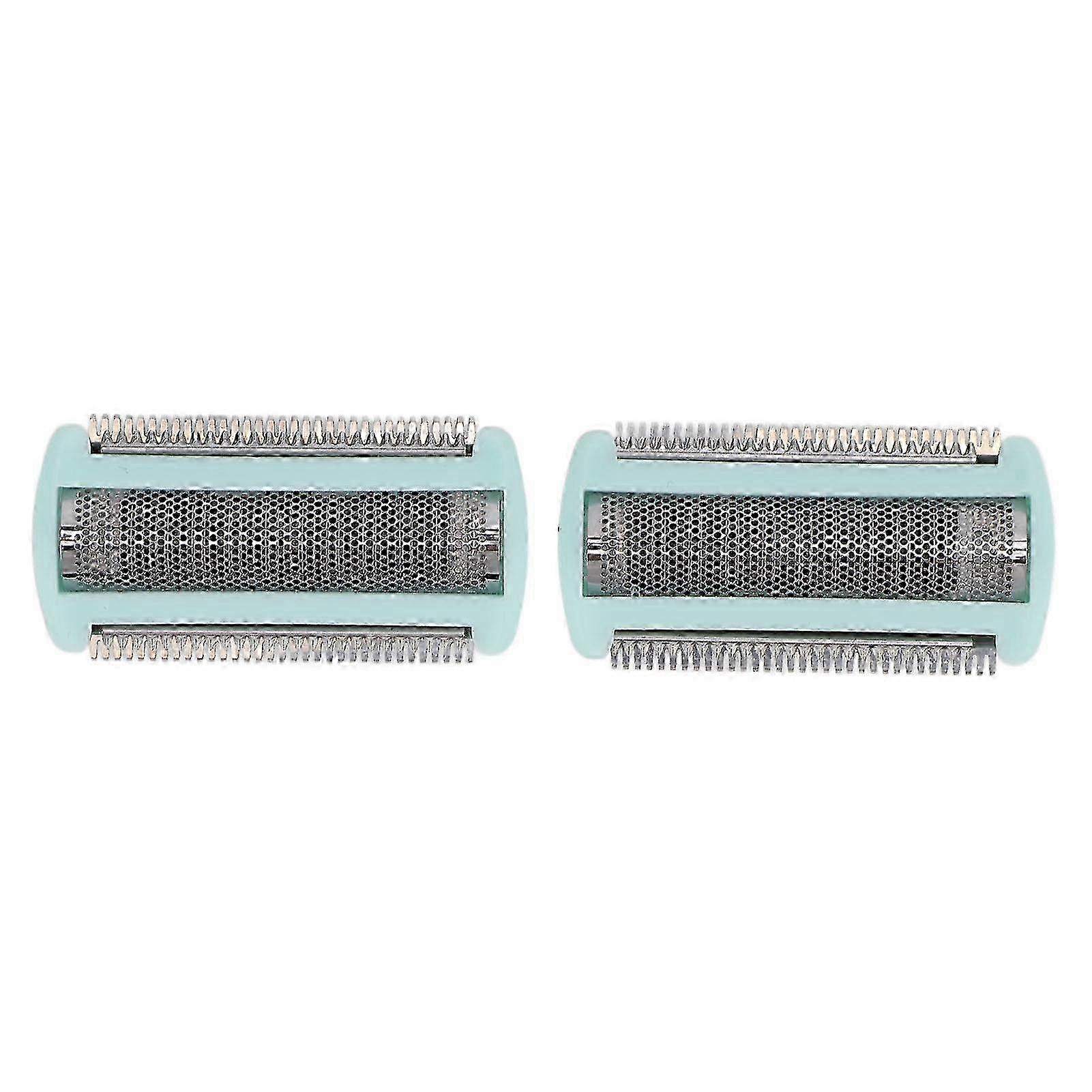 Lot de 2 têtes de rasoir électriques à grille pour femmes, utilisables sur peau sèche ou humide, compatibles avec les rasoirs BRL130 et BRL140.