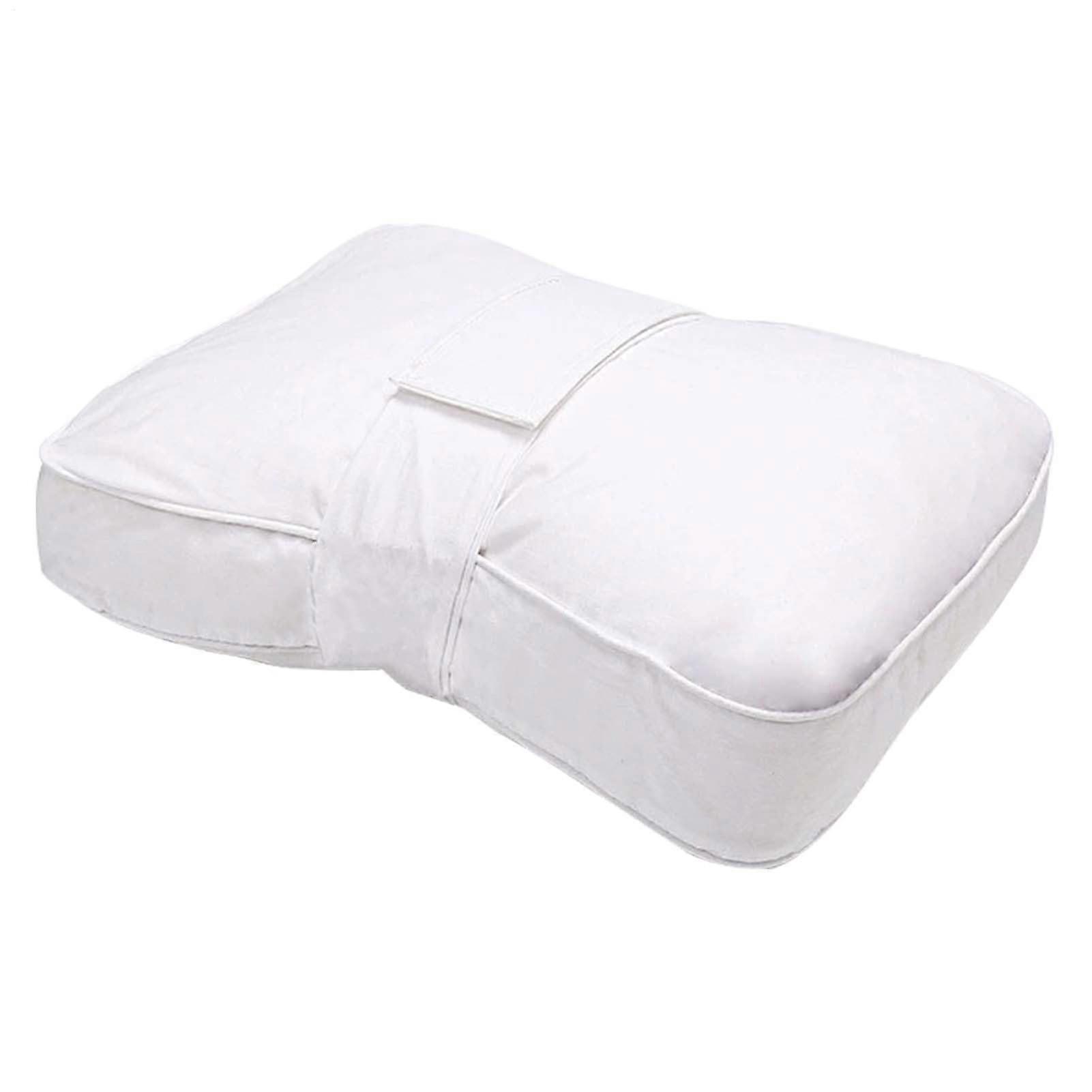 Leg Pillow For Side Sleepers With Strap  Ergonomic Breathable Knee Cushion Between Knees, Orthopedic Support Tool, White