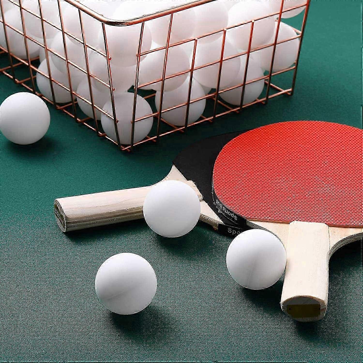 300 حزمة كرات بينغ بونغ كرات تنس الطاولة 40 مم كرات بينغ بونغ نطاط كرات الترفيه تنس الطاولة، أبيض