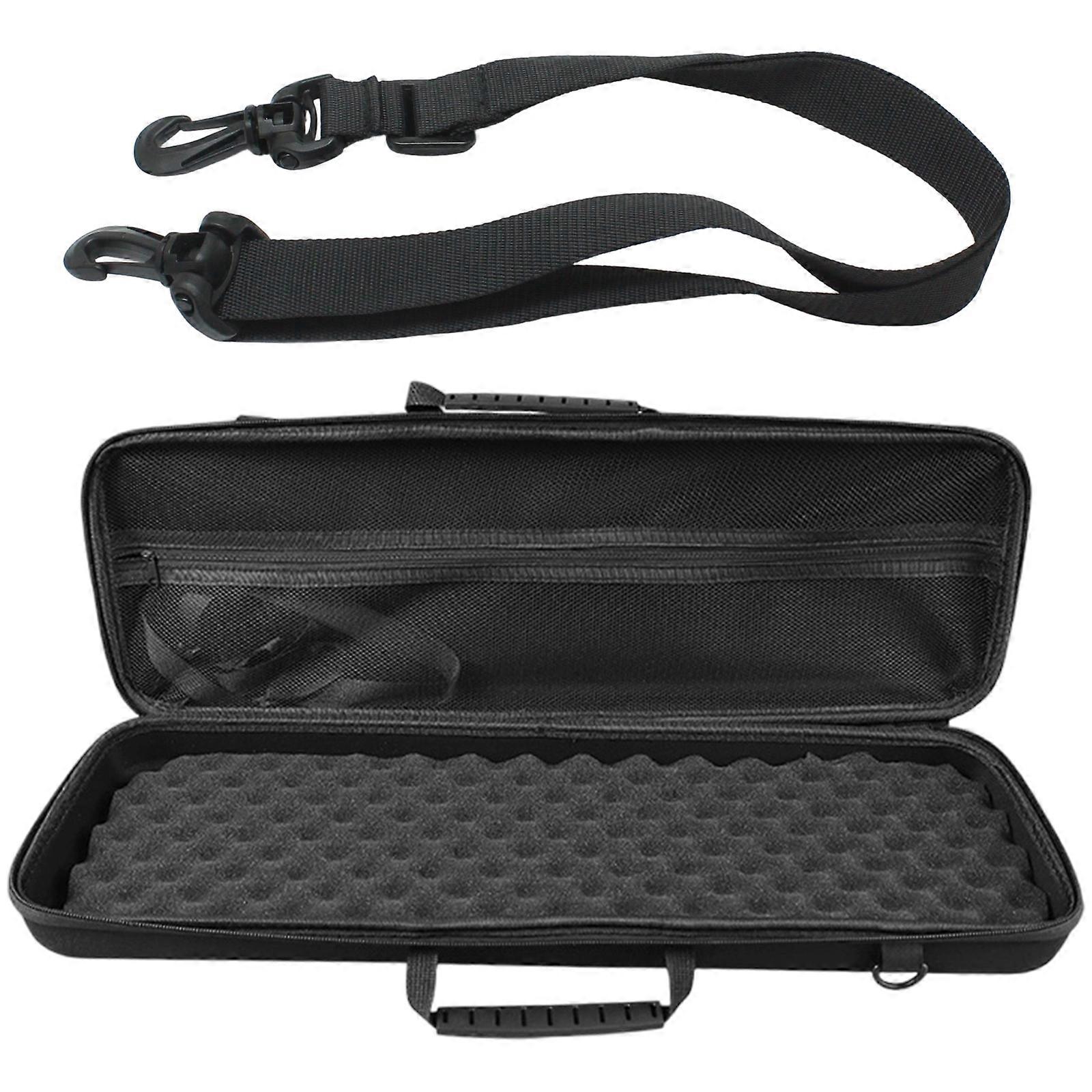 EVA Shockproof Hard Shell Fishing Rod Storage Bag Light Weight Design With Removable Backpacks Strap And Double Zippers Multicolor