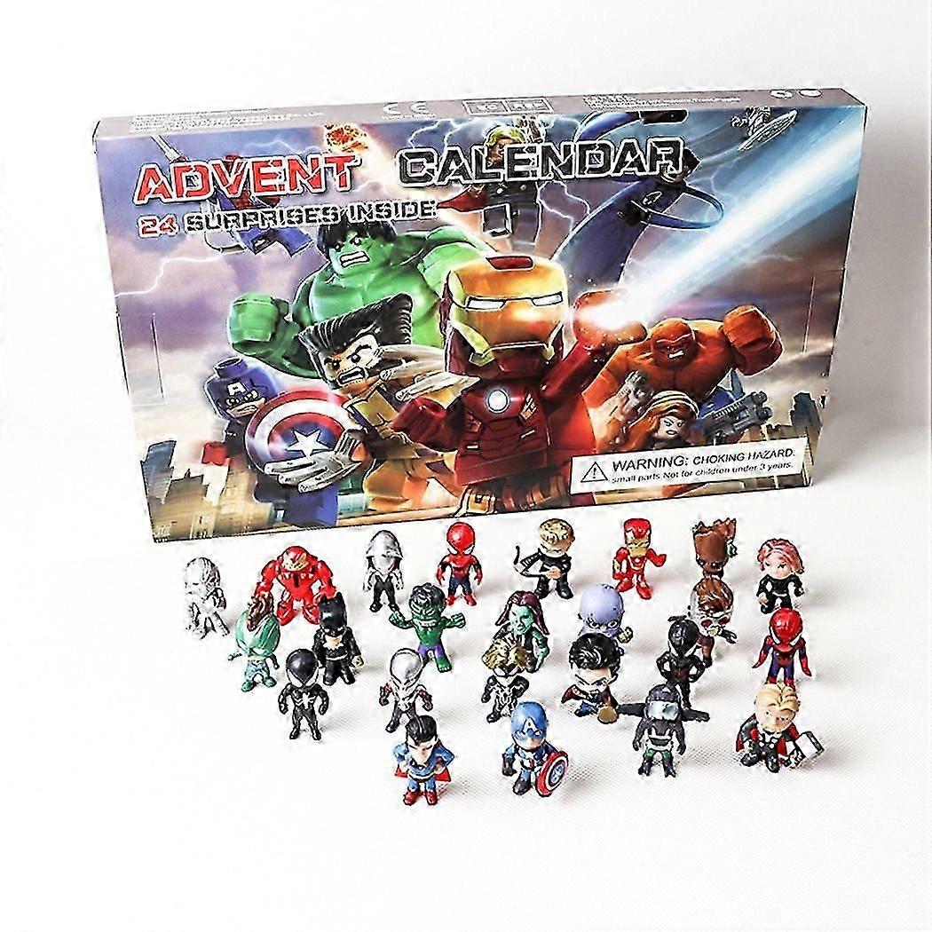 Avengers 2 Advent Calendar 2025, 24-Day Countdown Calendar, Surprise Advent Calendar Gift for Kids