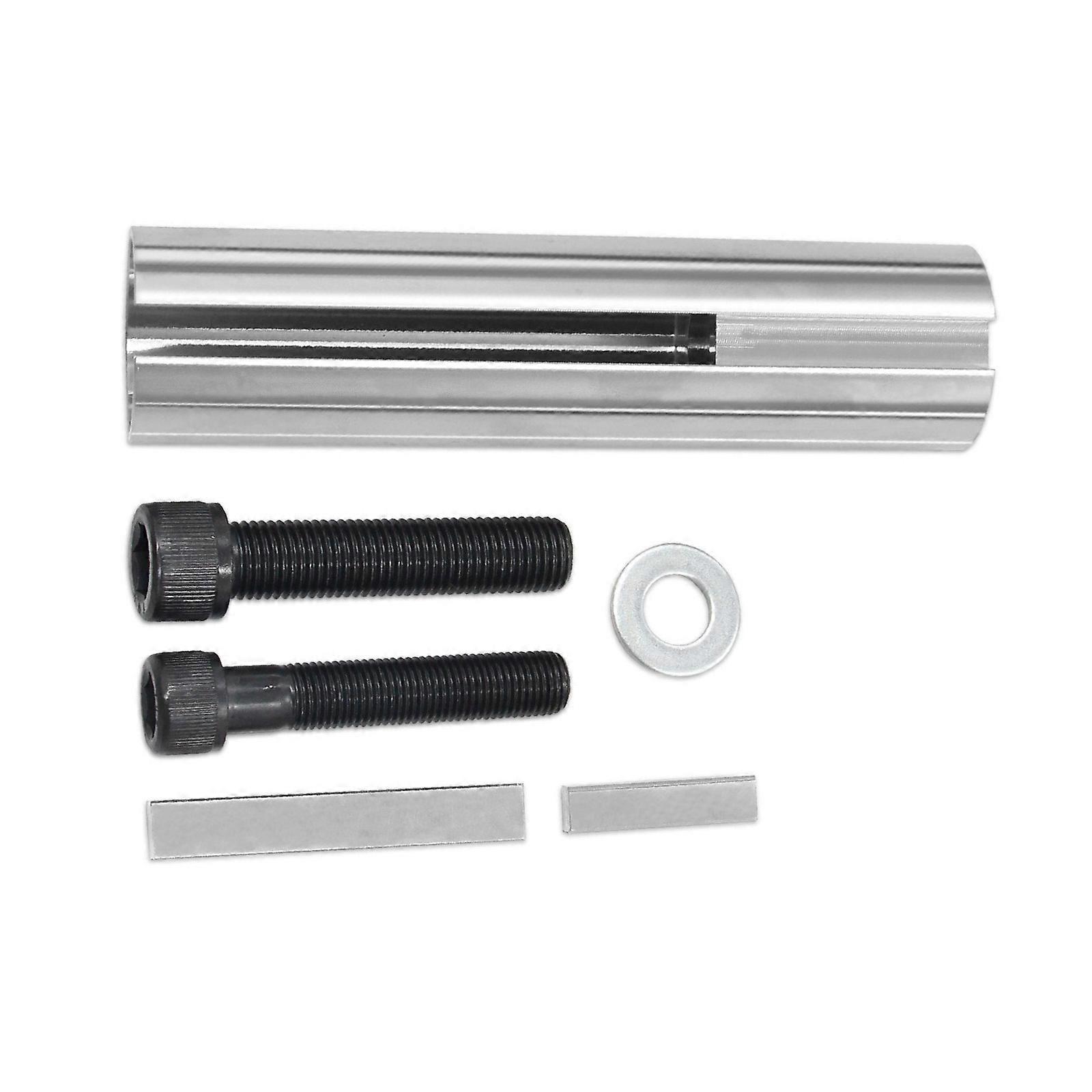 1/4in Key Gas Engine Pulley Crank Shaft Sleeve Adapter Extended 1in to 1 1/8in Enlarge The Crank Diameter to Fit Pulley Multicolor