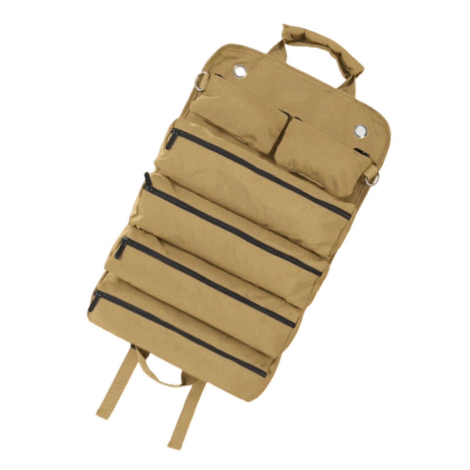 Multiple Functional Collapsing Tool Planner Sand Impermeable Large Capacity Storage For Camping Dynamics Fathers Day Presents  Khaki