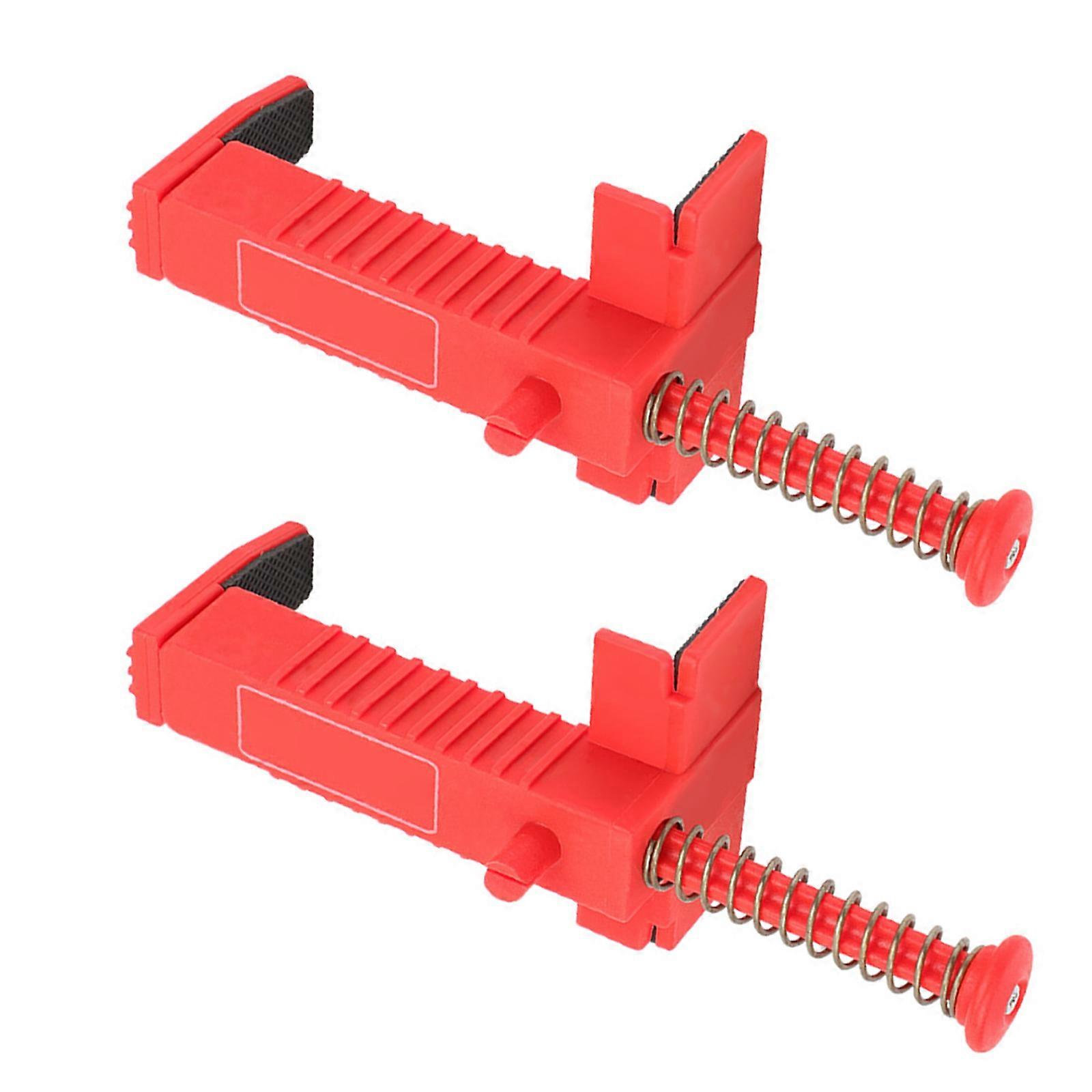 2Pcs Brick Liner Runner Leveling Measuring Wire Drawer Tool Fixers Brick Line Clips Puller Wire Clamps For Building Multicolor