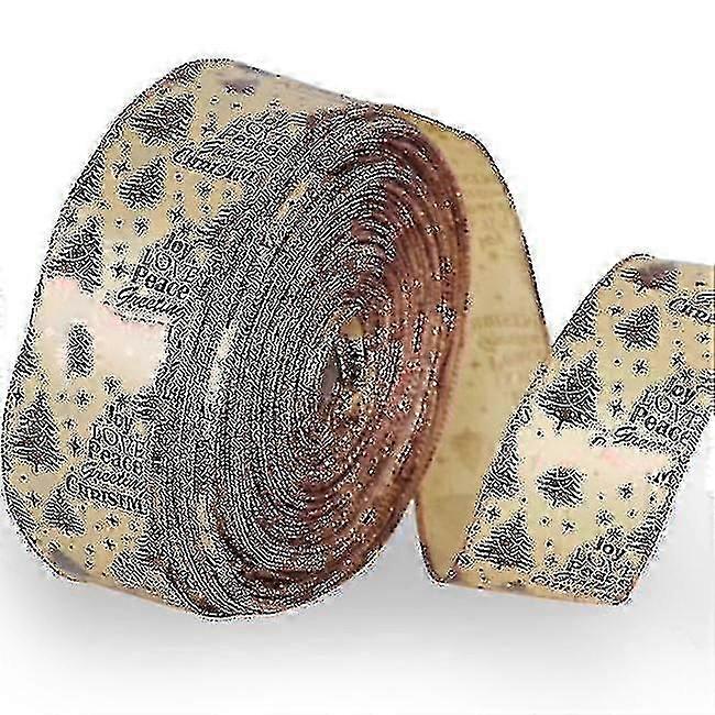 5m طباعة رسالة عيد الميلاد شجرة الشريط الحلي ديكور المنزل