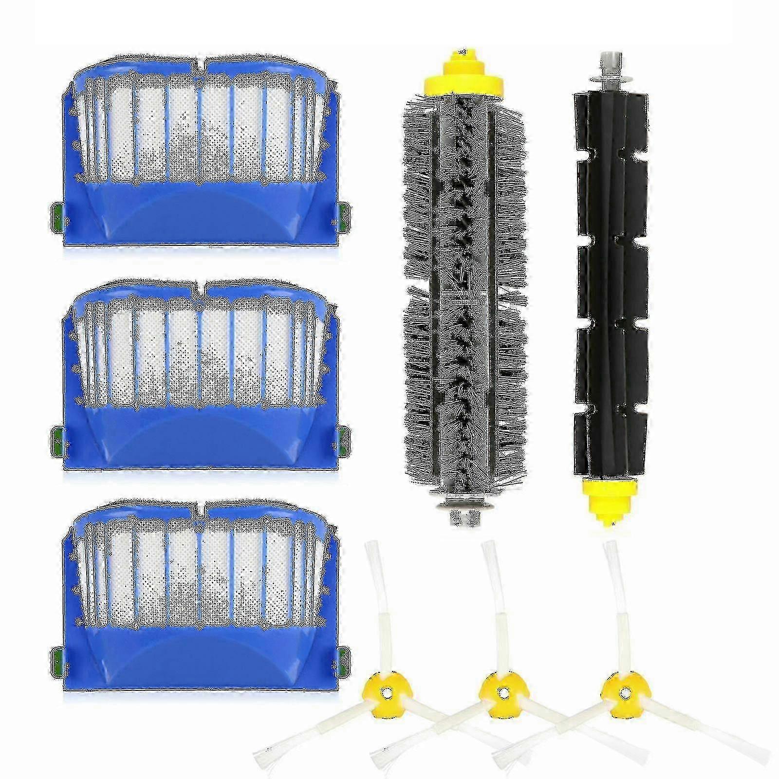 Replacement Filter Brush Combo compatible with Roomba 600 EU Version