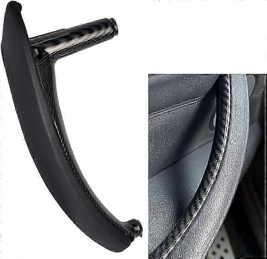 Left Leather Inner Door Handle Armrest Bracket for BMW X5 E70 2007-2013 X6 E71/E72 2008-2014 Black
