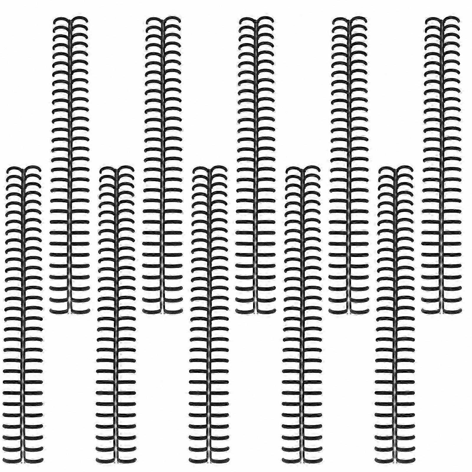 10 Pieces Hinged Binding Rings for Loose Leaf Binder Coils Clips