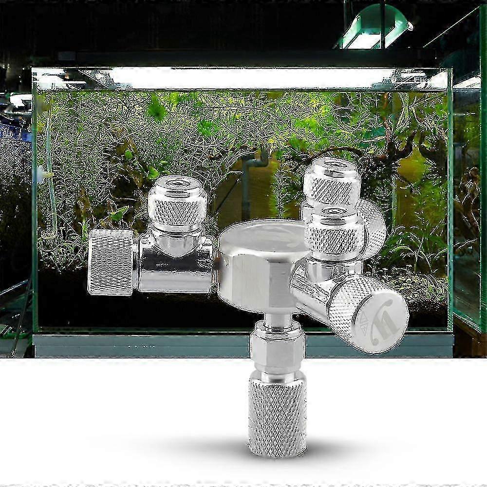 Aquarium CO2 Splitter – Adjustable Dual Output for Regulator Setup