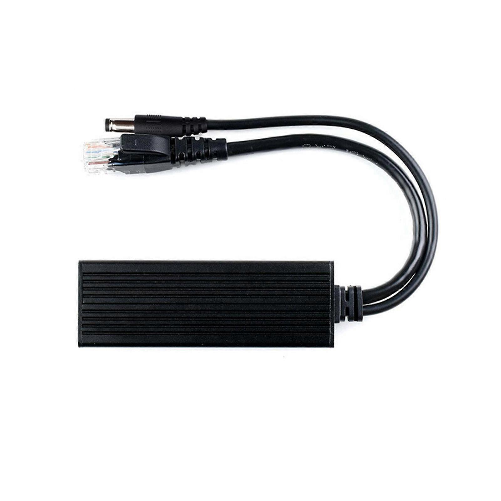 Gigabit PoE Ethernet Splitter, 5V 5A Output Power Adapter, IEEE802.3af Compliant For Networking Multicolor