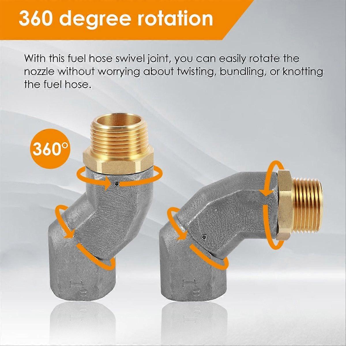 Hose Swivel NPT 360 Rotating Transfer Hose Swivel Zinc Alloy Hose Swivel Fitting