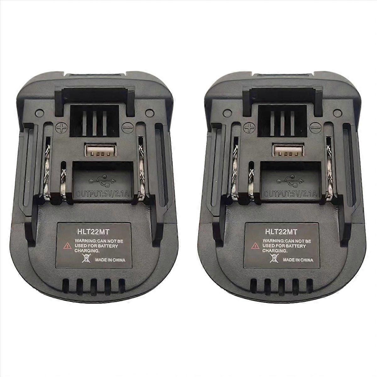 2X HLT22MT Adapter Converter Use for 22V Li-Ion Battery on for Lithium Battery Tool