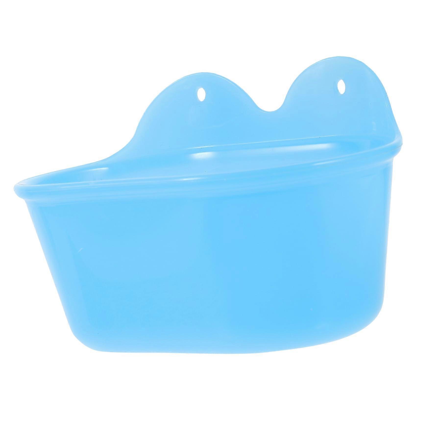 Bird Bath for Parakeets and Canaries with Cage Mount Design for Safe Bathing and Feeding