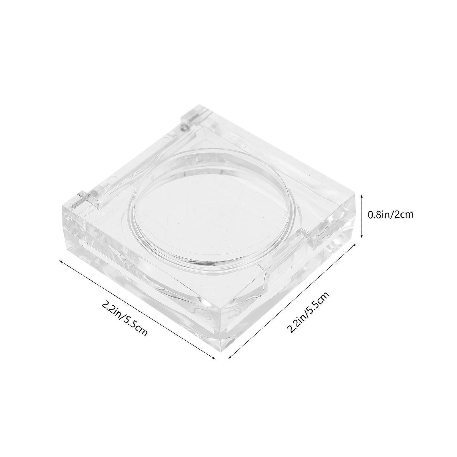 Transparent Eyeshadow Case for Storage Use Cosmetic Makeup Highlight 1Set